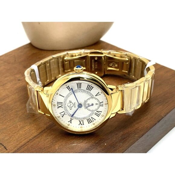 GV2 Gevril Women's Watch 12202B Rome Swiss Quartz Limited Edition Gold 3… - Picture 8 of 14